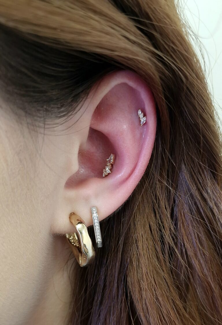 Ear styling vėrimai